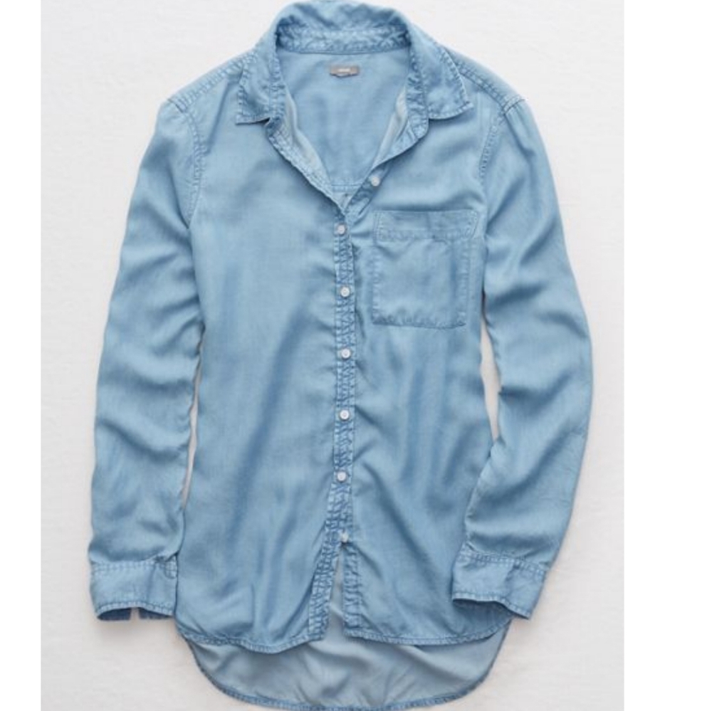Aerie chambray button down